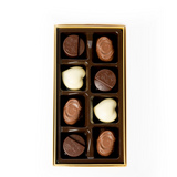 Assorted Chocolate Gold Gift Box, 8 pieces